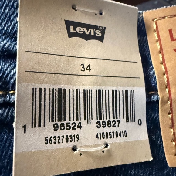 LEVI’S 501 ORIGINAL SHORTS FRAYED NEW WITH TAGS SIZE 34 - Picture 6 of 7